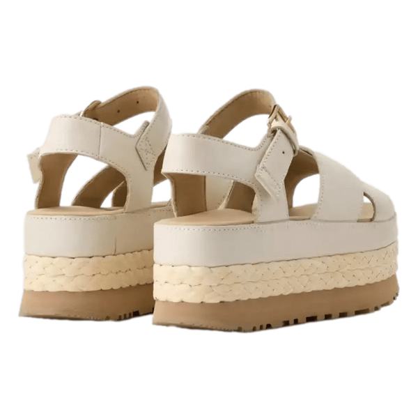 UGG M SANDAAL UGG Sandaal Aubrey Enkelband Off White - Match Laren