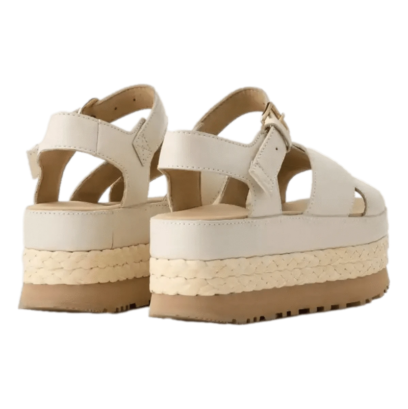 UGG M SANDAAL UGG Sandaal Aubrey Enkelband Off White - Match Laren
