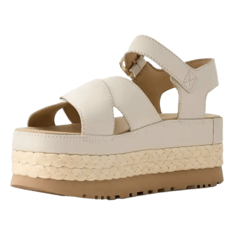 UGG M SANDAAL UGG Sandaal Aubrey Enkelband Off White - Match Laren