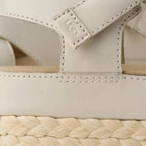 UGG M SANDAAL UGG Sandaal Aubrey Enkelband Off White - Match Laren