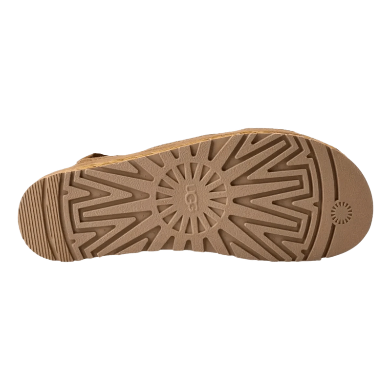 UGG M SANDAAL Ugg Sandaal Aubrey Met Enkelband Camel - Match Laren