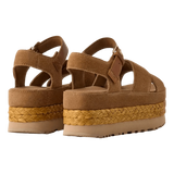 UGG M SANDAAL Ugg Sandaal Aubrey Met Enkelband Camel - Match Laren