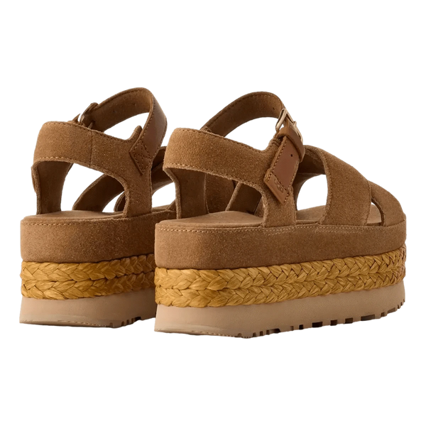 UGG M SANDAAL Ugg Sandaal Aubrey Met Enkelband Camel - Match Laren