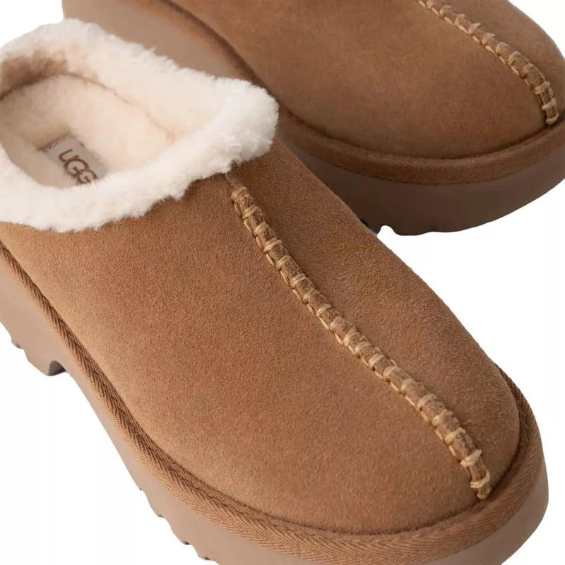 UGG PANTOFFELS UGG New Heights Cozy-Klomp Camel - Match Laren