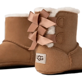 UGG PANTOFFELS XS / CAMEL Ugg baby Bailey Bow Laarsje Camel - Match Laren