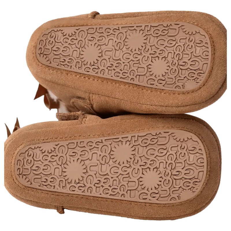UGG PANTOFFELS XS / CAMEL Ugg baby Bailey Bow Laarsje Camel - Match Laren