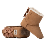UGG PANTOFFELS XS / CAMEL Ugg baby Bailey Bow Laarsje Camel - Match Laren