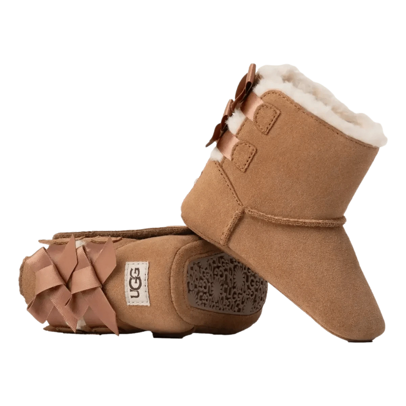 UGG PANTOFFELS XS / CAMEL Ugg baby Bailey Bow Laarsje Camel - Match Laren