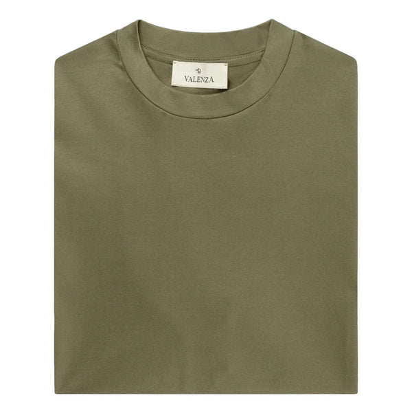 VALENZA M T-SHIRT Valenza Supima T-shirt Groen - Match Laren