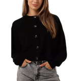 VANESSA BRUNO M VEST Vanessa Bruno Douve Vest Zwart - Sisera Laren