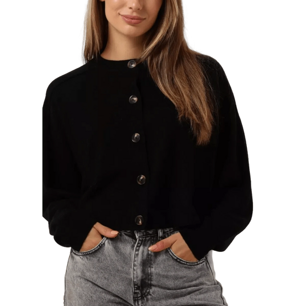 VANESSA BRUNO M VEST Vanessa Bruno Douve Vest Zwart - Sisera Laren