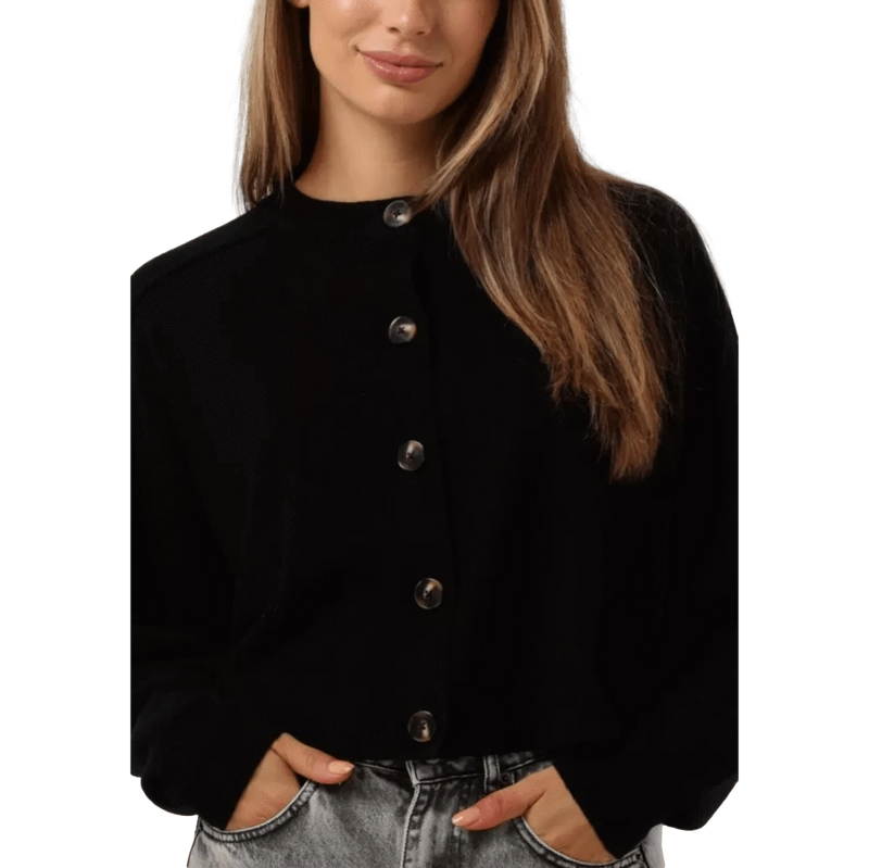 VANESSA BRUNO M VEST Vanessa Bruno Douve Vest Zwart - Sisera Laren
