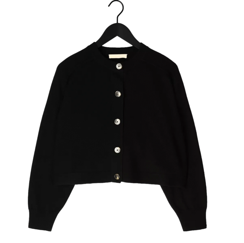 VANESSA BRUNO M VEST XS / ZWART Vanessa Bruno Douve Vest Zwart - Sisera Laren