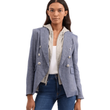 VERONICA BEARD M ACCESSOIRES ONE / GRIJS MELEE Veronica Beard Kasjmier Hoodie Dickey Grijs Melee - Match Laren