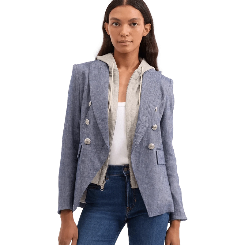 VERONICA BEARD M ACCESSOIRES ONE / GRIJS MELEE Veronica Beard Kasjmier Hoodie Dickey Grijs Melee - Match Laren