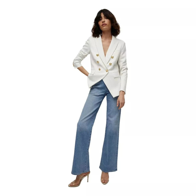 VERONICA BEARD M BLAZER 4 / OFF WHITE Veronica Beard Miller Dickey Jas Off White - Match Laren