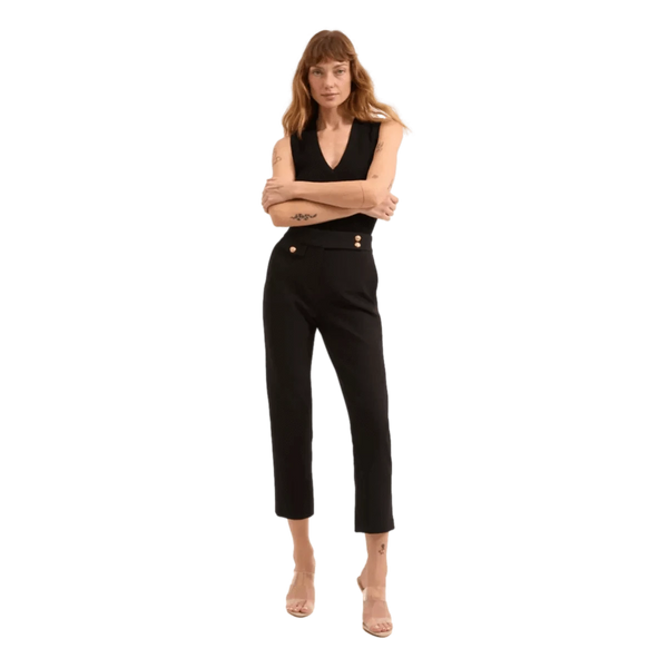 VERONICA BEARD M BROEK 4 / ZWART Veronica Beard Renzo Broek Zwart - Match Laren