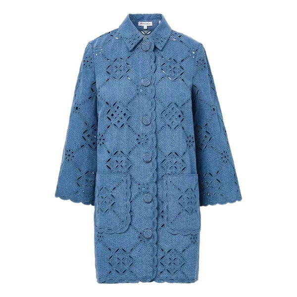 VERONICA BEARD M JURK Veronica Beard Erilyn Denim Jurk - Match Laren
