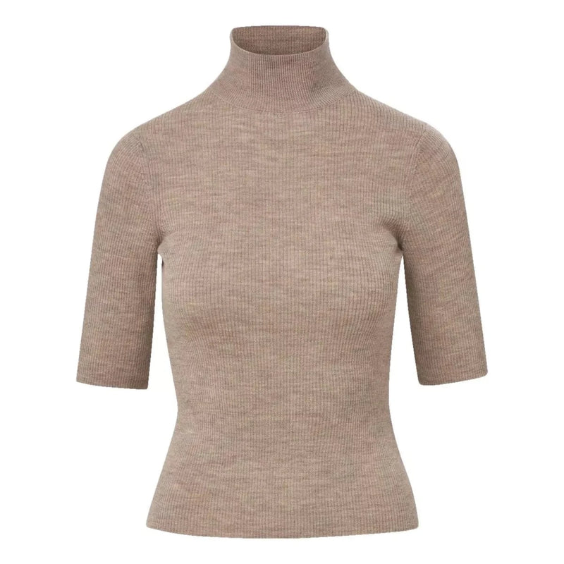 VERONICA BEARD M TOP S / ECRU Veronica Beard Merino Wol Trui - Match Laren