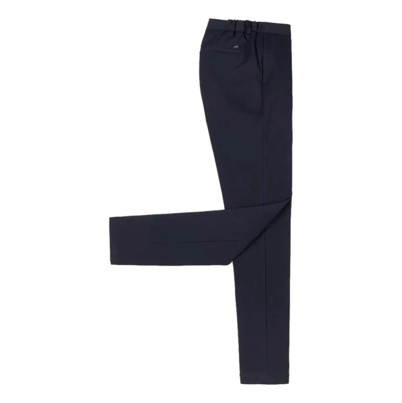 WAHTS M BROEK XL / MARINE Wahts Lane Pleated Jersey Stretch Travel broek navy - Match Laren