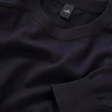 WAHTS M TRUI L / MARINE Wahts Hill Lightweight Crewneck Pullover blauw - Match Laren