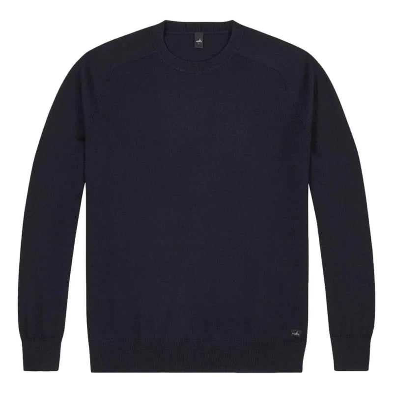 WAHTS M TRUI L / MARINE Wahts Hill Lightweight Crewneck Pullover blauw - Match Laren