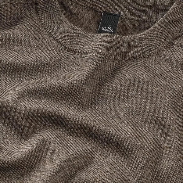 WAHTS M TRUI Wahts Hill Lightweight Crewneck Pullover taupe - Match Laren