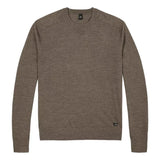 WAHTS M TRUI Wahts Hill Lightweight Crewneck Pullover taupe - Match Laren
