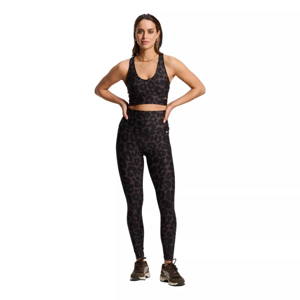 DEBLON Deblon Leopard Legging High Waist Cacao - Match Laren