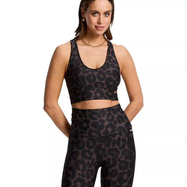 DEBLON Deblon Leopard Legging High Waist Cacao - Match Laren