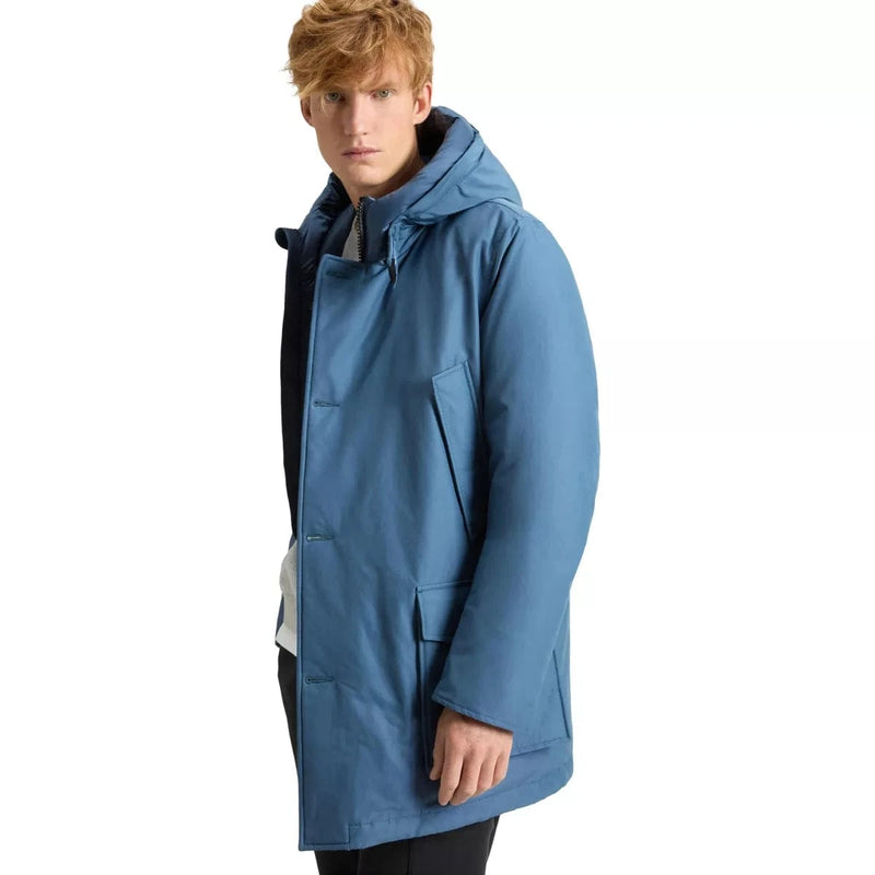 WOOLRICH M PARKA Woolrich Arctic Parka Van Ramar Cloth Blauwgrijs - Match Laren