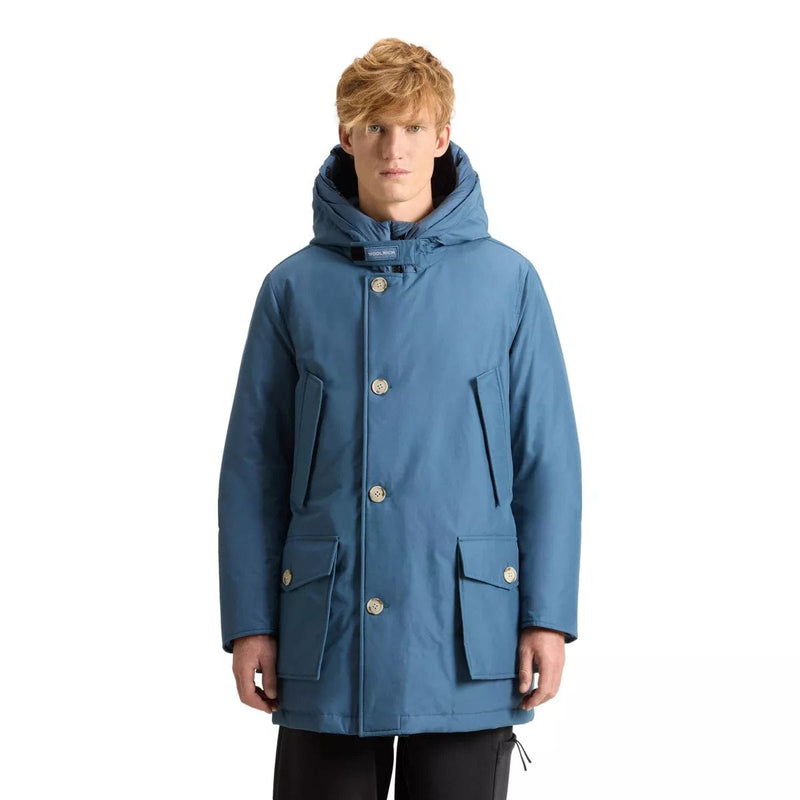 WOOLRICH Woolrich Arctic Parka Van Ramar Cloth Blauwgrijs - Match Laren