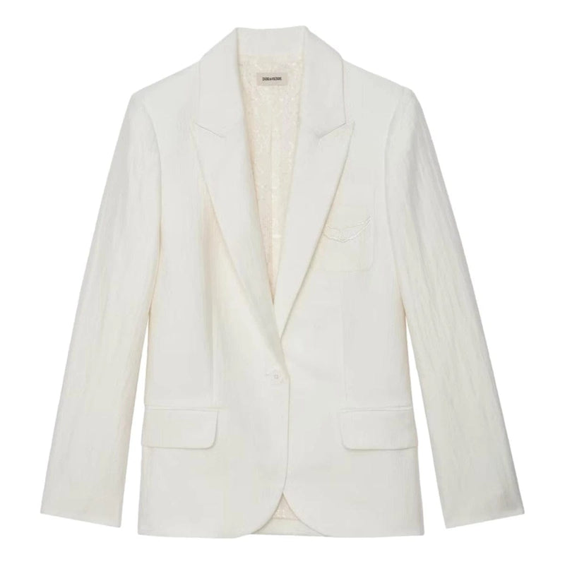 ZADIG & VOLTAIRE M BLAZER 38 / WIT Zadig Et Voltaire Vow Blazer Wit - Match Laren