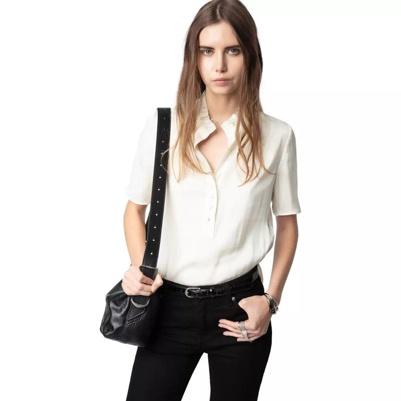 ZADIG & VOLTAIRE M BLOUSE Zadig & Voltaire Satijnen Top Topher - Goud