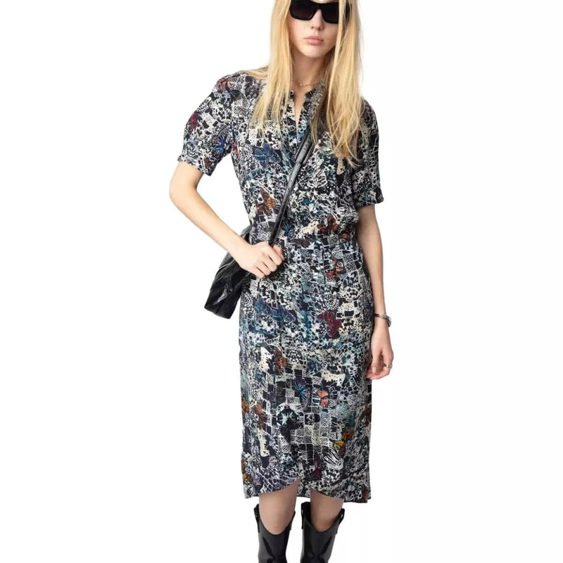 ZADIG & VOLTAIRE M JURK Zadig & Voltaire Rimaz vlinders jurk - Match Laren
