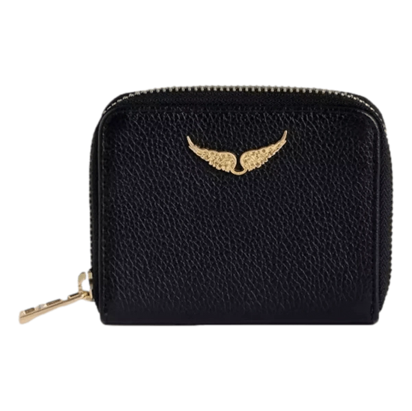 ZADIG & VOLTAIRE M PORTEMONNEE ONE / ZWART COMBI Zadig & Voltaire Mini Portemonnee Zwart - Match Laren
