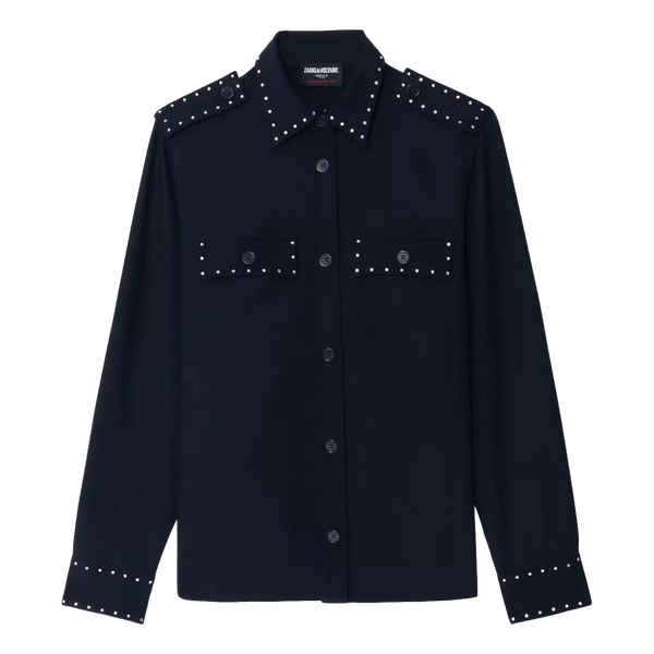 ZADIG & VOLTAIRE M SHIRT XS / MARINE Zadig & Voltaire Taskam Jasje Marine - Match Laren