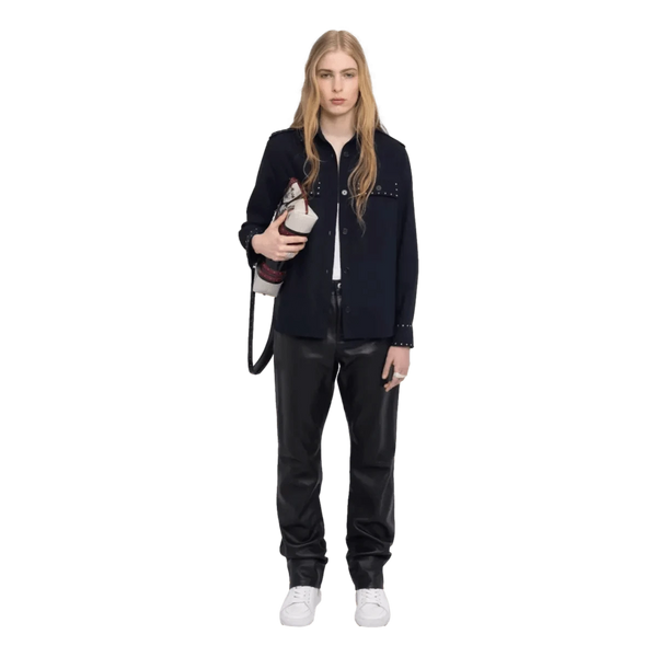 ZADIG & VOLTAIRE M SHIRT Zadig & Voltaire Taskam Jasje Marine - Match Laren