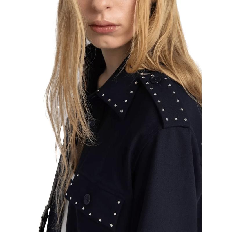 ZADIG & VOLTAIRE M SHIRT Zadig & Voltaire Taskam Jasje Marine - Match Laren
