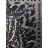 ZADIG & VOLTAIRE M SJAAL ONE / GRIJS COMBI Zadig & Voltaire Billie Snakes Sjaal Grijs - Match Laren