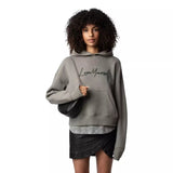ZADIG & VOLTAIRE M SWEATER XS / OLIJF Zadig & Voltaire Mia Love Yourself Diamanté Sweater Olijf - Match Laren
