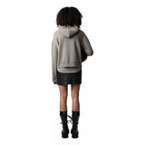 ZADIG & VOLTAIRE M SWEATER XS / OLIJF Zadig & Voltaire Mia Love Yourself Diamanté Sweater Olijf - Match Laren