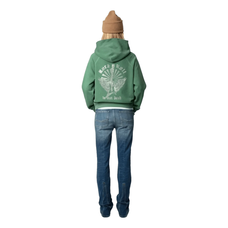 ZADIG & VOLTAIRE M SWEATER Zadig & Voltaire Georgy Hoodie Groen - Match Laren
