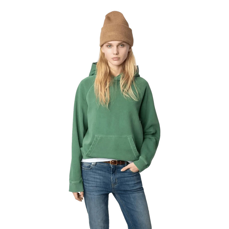 ZADIG & VOLTAIRE M SWEATER Zadig & Voltaire Georgy Hoodie Groen - Match Laren