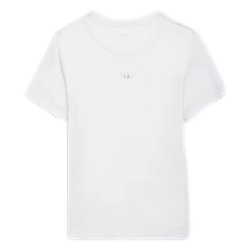 ZADIG & VOLTAIRE Zadig & Voltaire Marta Diamante Wings T-shirt wit - Match Laren