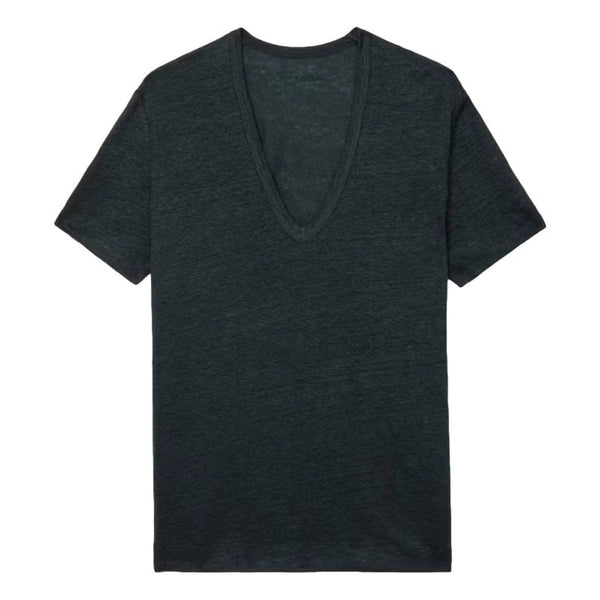 ZADIG & VOLTAIRE M T-SHIRT Zadig Et Voltaire Wassa Lin Shirt Nori - Match Laren