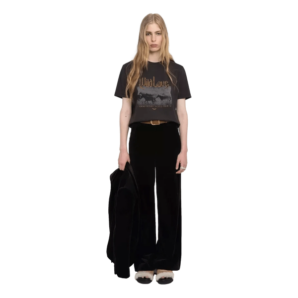 ZADIG & VOLTAIRE M T-SHIRT Zadig & Voltaire Edwin T-Shirt Donkerbruin - Match Laren