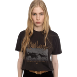 ZADIG & VOLTAIRE M T-SHIRT Zadig & Voltaire Edwin T-Shirt Donkerbruin - Match Laren