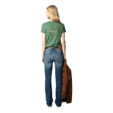ZADIG & VOLTAIRE M T-SHIRT Zadig & Voltaire Fallen Angel Visnet T-Shirt Groen - Match Laren