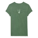 ZADIG & VOLTAIRE M T-SHIRT Zadig & Voltaire Fallen Angel Visnet T-Shirt Groen - Match Laren